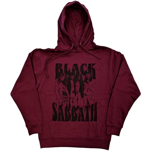 Black Sabbath Unisex Adult Band Logo Pullover Hoodie / Maroon,All Products : American Fashion Style Bags On Sale